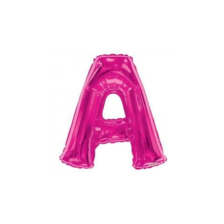 34""  Letter Balloon -  A - Pink