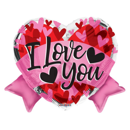 I Love You Bow Balloon (18 inch)