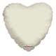 18&quot;&quot; Ivory Heart Balloon