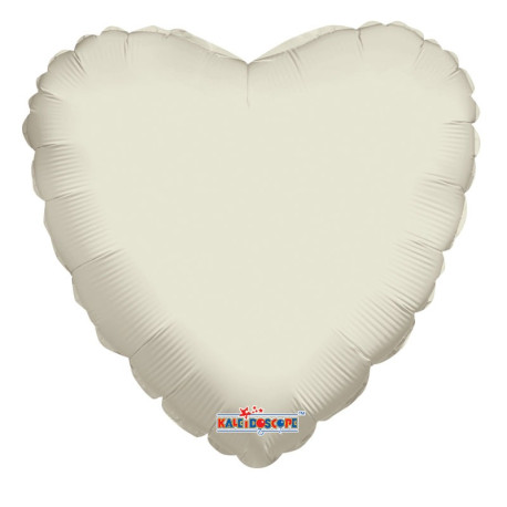 18"" Ivory Heart Balloon