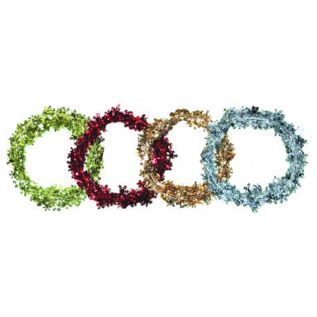 Snowflake Foil Garland (Assorted)