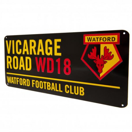 Watford FC Colour Street Sign