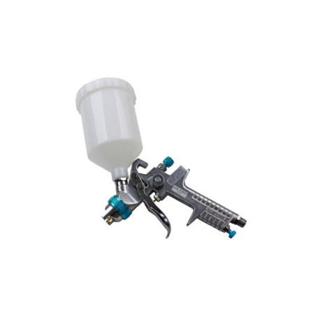 US Pro Blue HVLP Gravity Fed Spray Gun 600ml Cup 1.4mm Nozzle