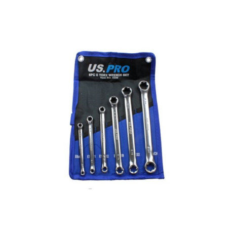 US Pro 6PC E TORX Wrench Set