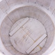 Beer Barrel Table - Whitewash