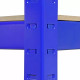 5 x T-Rax 90cm Blue Racking &amp; Bay Connectors