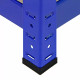 5 x T-Rax 90cm Blue Racking &amp; Bay Connectors