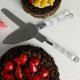 Cake Knife Set With Crystal Effect Handle