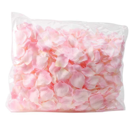 Champagne Pink Rose Petals (1000pcs) in poly bag