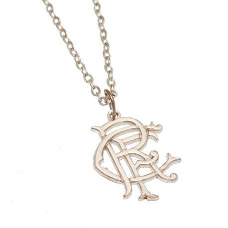 Rangers FC Silver Plated Pendant & Chain