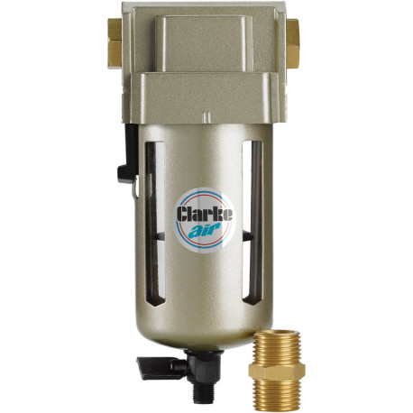 Clarke CAT159 1/2" BSP In-line Manual Drain Air Filter