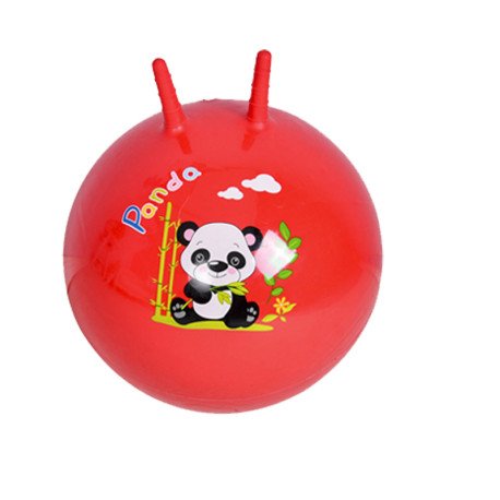 Extra Large and Thicker 55cm Inflatable Space Hopper Cute Animal Printed Bounce Balls - Red