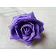 Bunch of 6 Purple Foam Tea Rose