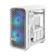 Fractal Design Torrent Compact (White TG RGB) Gaming Case w/ Clear Glass Window, E-ATX, 2 RGB Fans, Fan Hub, RGB Strip on PSU Sh