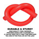 Swimming Pool Foam Noodle Tube Solid Foam Pool Swim Noodle - Red