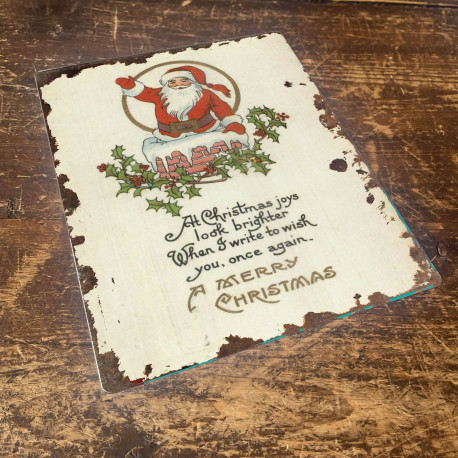 A Christmas joy Poem - Metal Vintage Wall Sign