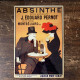 Absinthe J. Edouard Pernot  Leonetto Cappiello - Metal Advertising Wall Sign