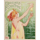 Absinthe Robette Green Fairy - Metal Advertising Wall Sign