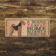 airedale  Dog Metal Sign Plaque - A House Is Not a ome without a