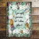 Alice in wonderland , I gave myself good advice but  - Metal  Wall Sign