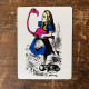 Alice in wonderland Flamigo Illustration - Metal Alice in wonderland Wall Sign