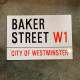 Bakers Street London Street Sign - Metal Street Sign Wall Sign