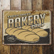 bakery shop - Metal Advertising Wall Sign