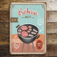 Barbecue BBQ -  Metal Sign Plaque