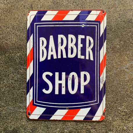 Barber Shop  - Everyone One own business - Metal Vintage Wall Sign