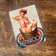 Bathroom Door Sign Personalised With Any Name / Text - Pin Up Girl In Bath- Meta Sign