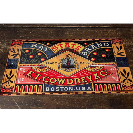 Bay State Boston USA  Metal Wall Sign