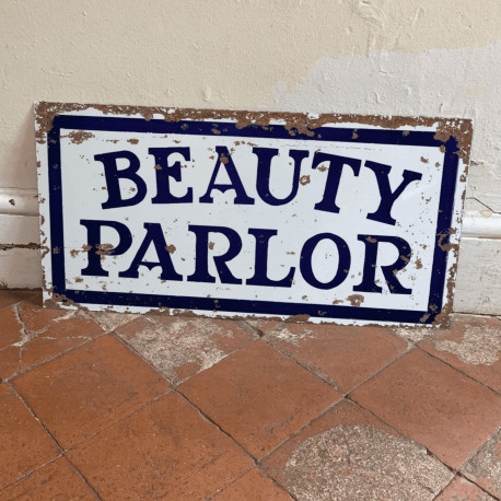 Beauty Parlor - Metal Advertising Wall Sign