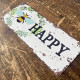 Bee Happy - Metal Advertising Wall Sign