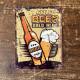 Beer botle and drink  - Metal Vintage Wall Sign