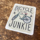 Bicycle Junkie Bike Tin Sign Metal Sign Plaque