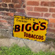 Bigg&#039;s - Metal Advertising Wall Sign