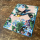 Blue Birds And Leaf Collage - Metal Humour Wall Sign