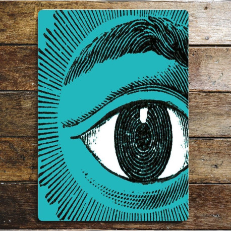 Blue Eye - Metal Movie Wall Sign