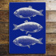 Blue Fish  - Metal Movie Wall Sign