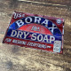 Borax Dry Shampoo Mirror  - Mirroed Metal Wall Sign