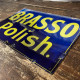 Brasso Metal Polish - Metal Advertising Wall Sign