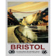 Bristol Clifton Suspension Bridge - Metal Travel Wall Sign