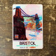 Bristol Clifton Suspension Bridge Rail - Metal Travel Wall Sign