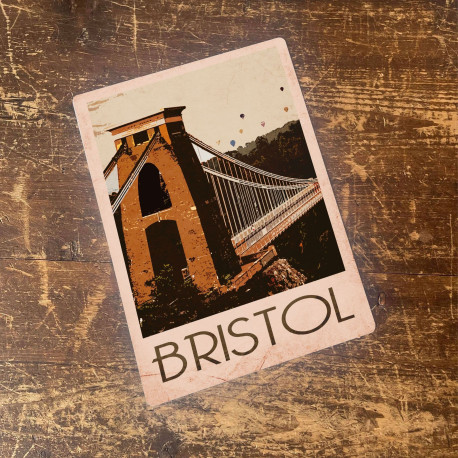 Bristol Travel - Metal Travel Wall Sign