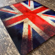 British Union Jack Flag Vintage - Metal Travel Wall Sign