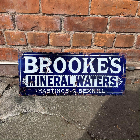 Brookes Mineral Water - Metal Advertising Wall Reprocuction Sign