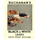 Buchanan&#039;s Black and White Scotch Whiskey Grey hounds- Metal Advertising Wall Sign