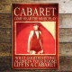 Cabaret Musical - Metal Movie Wall Sign