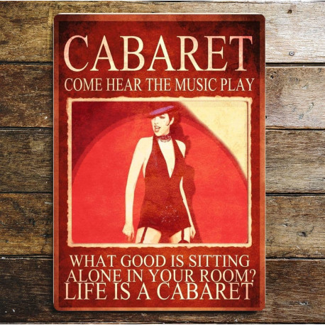 Cabaret Musical - Metal Movie Wall Sign