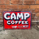 Camp Coffee  - Everyone One own business - Metal Vintage Wall Sign